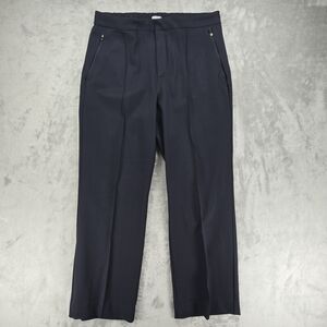 T By Talbots‎ Women's Black Trousers Zipper Pockets Sz Large EUC